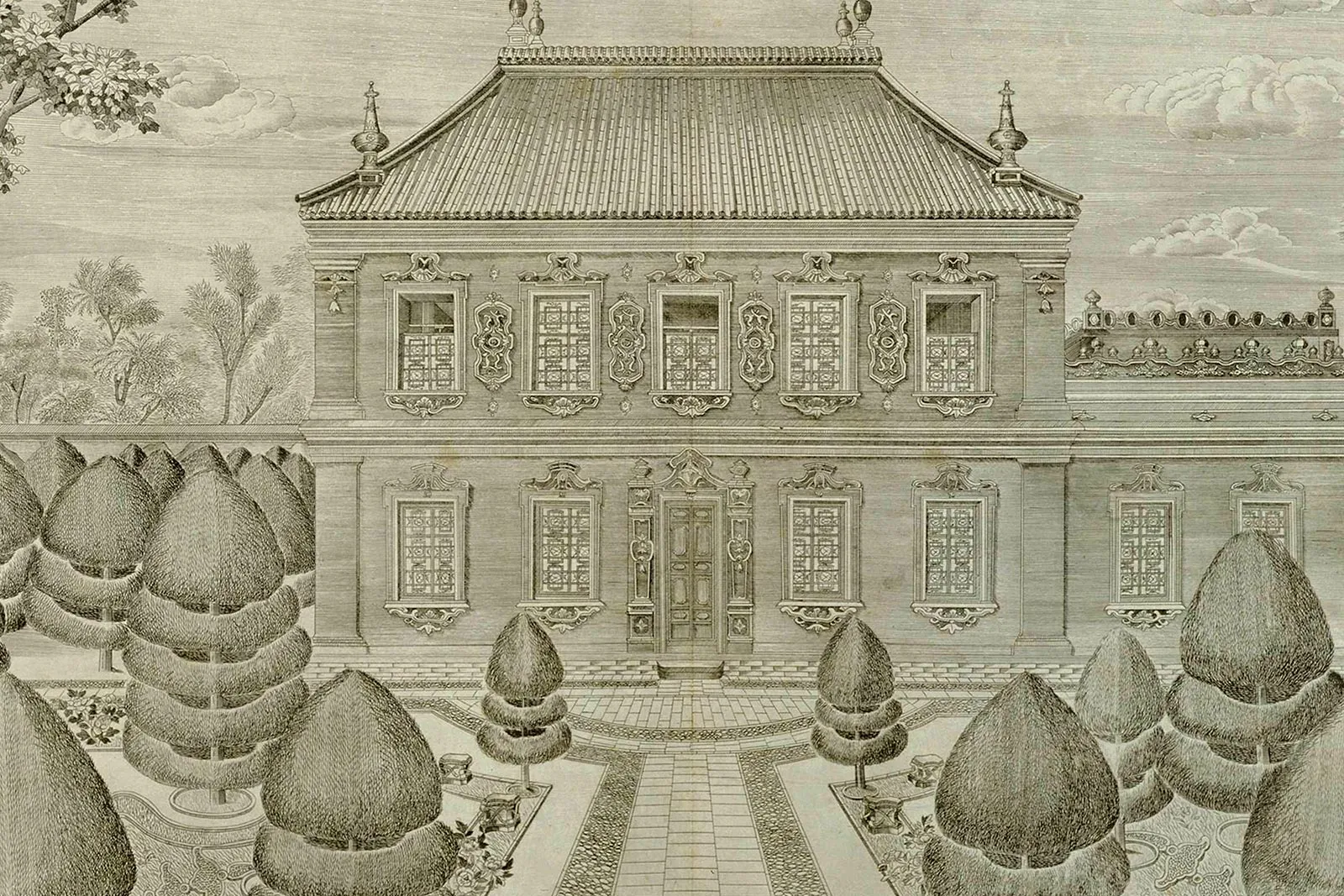 圆明园建筑版画册局部 (3)