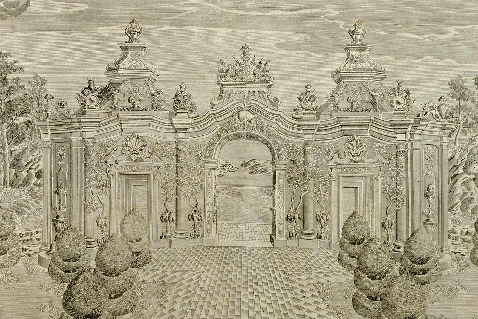 圆明园建筑版画册局部 (19)