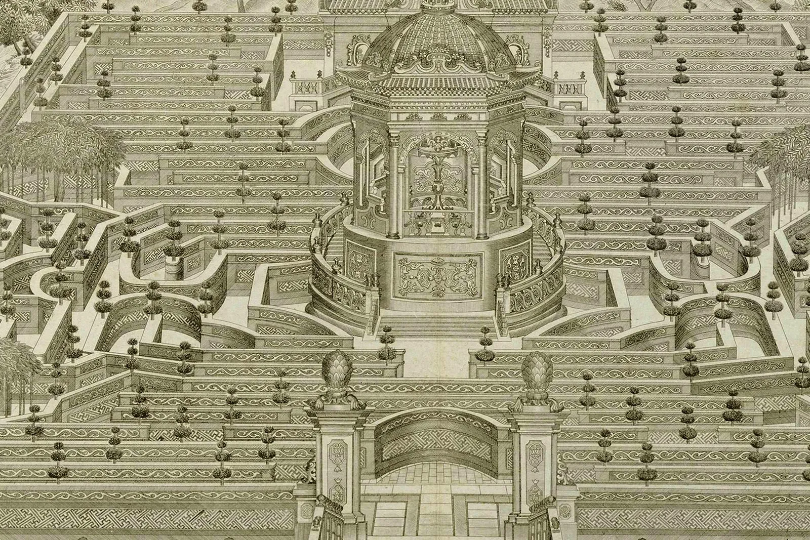 圆明园建筑版画册局部 (5)