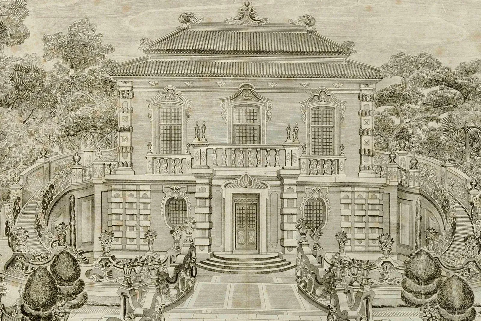 圆明园建筑版画册局部 (8)