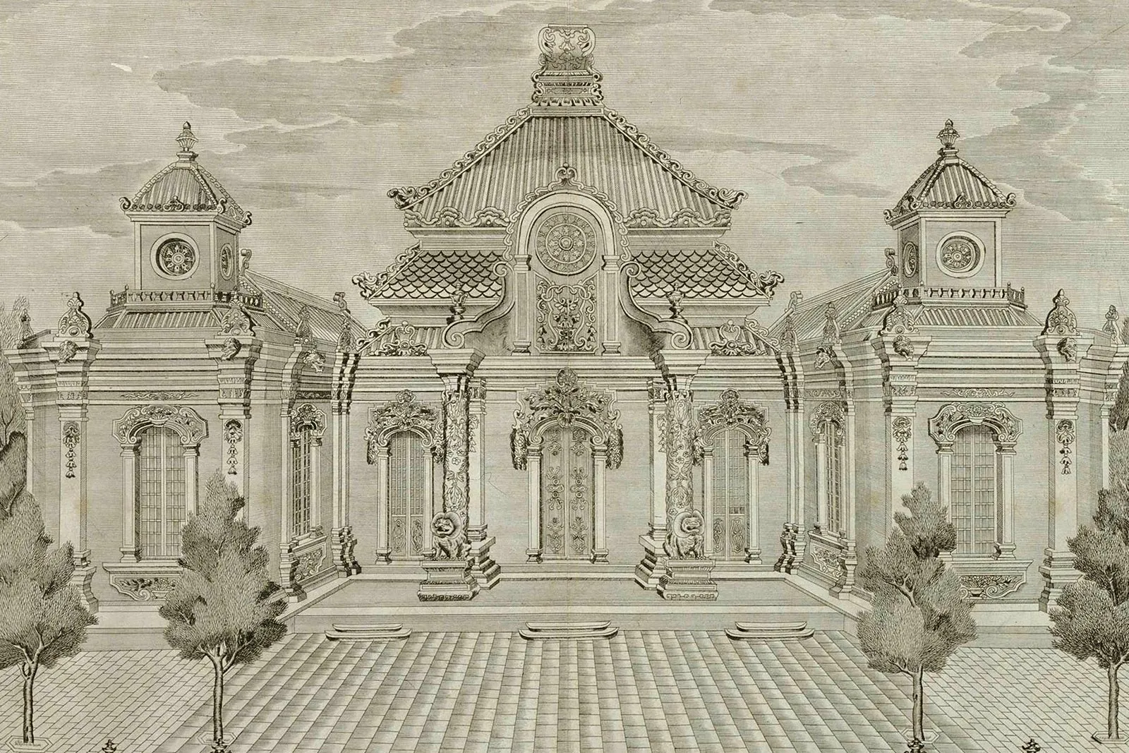 圆明园建筑版画册局部 (14)