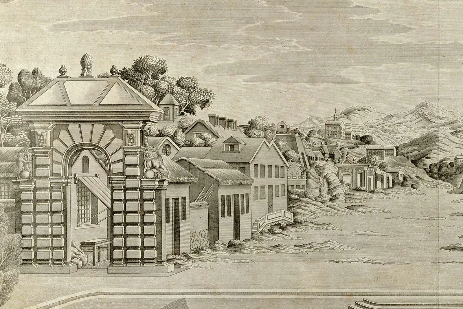 圆明园建筑版画册局部 (20)