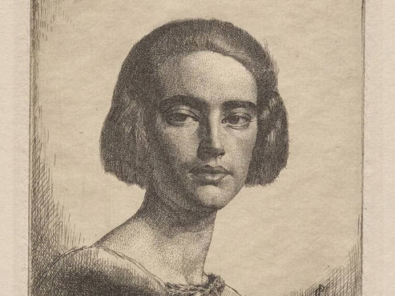 布罗克赫斯特版画人物《佩皮塔夫人肖像》