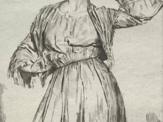 布罗克赫斯特版画人物《装饰习作》