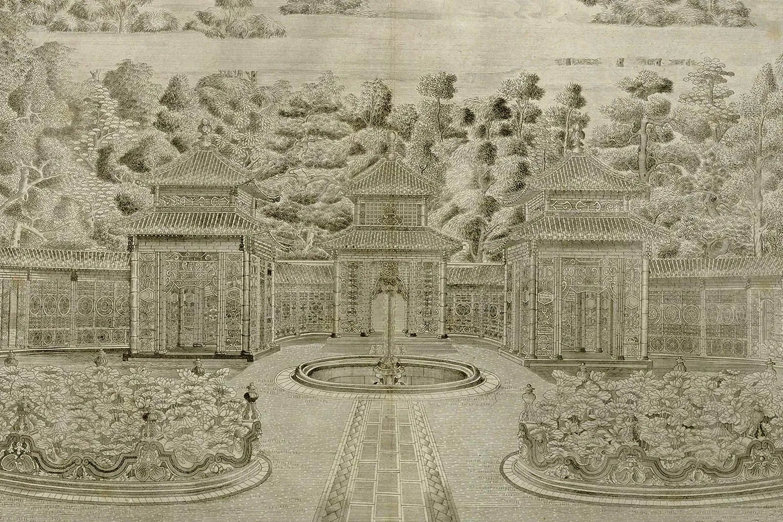 圆明园建筑版画册局部 (9)