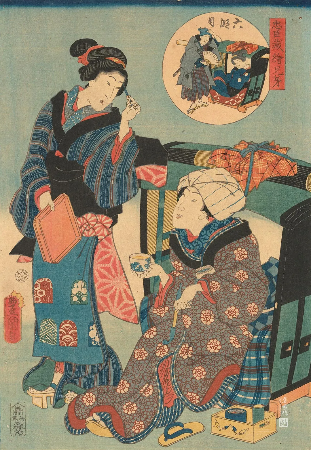 歌川国贞《第六幕》