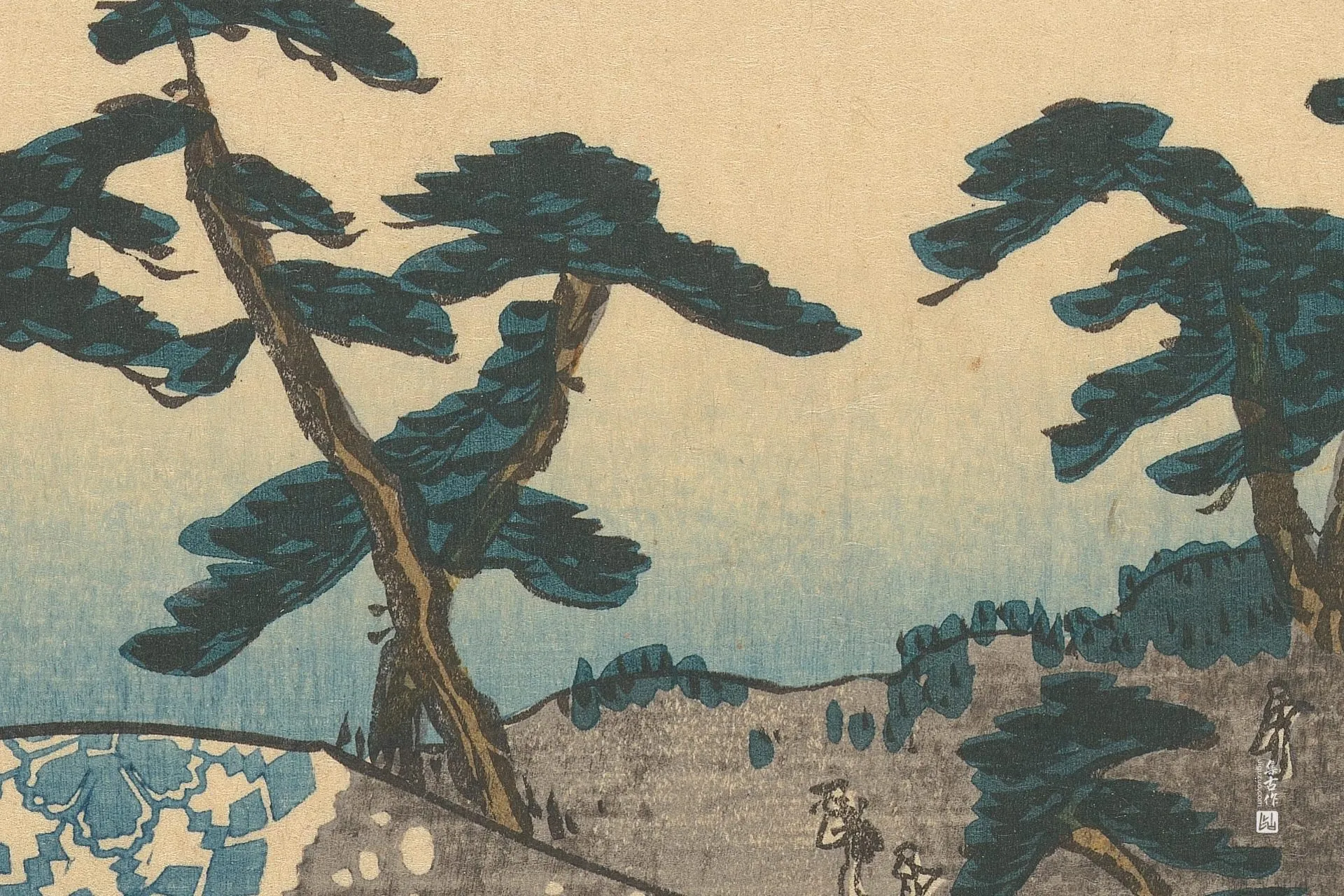 歌川国贞《关屋采草》高清局部 (2)
