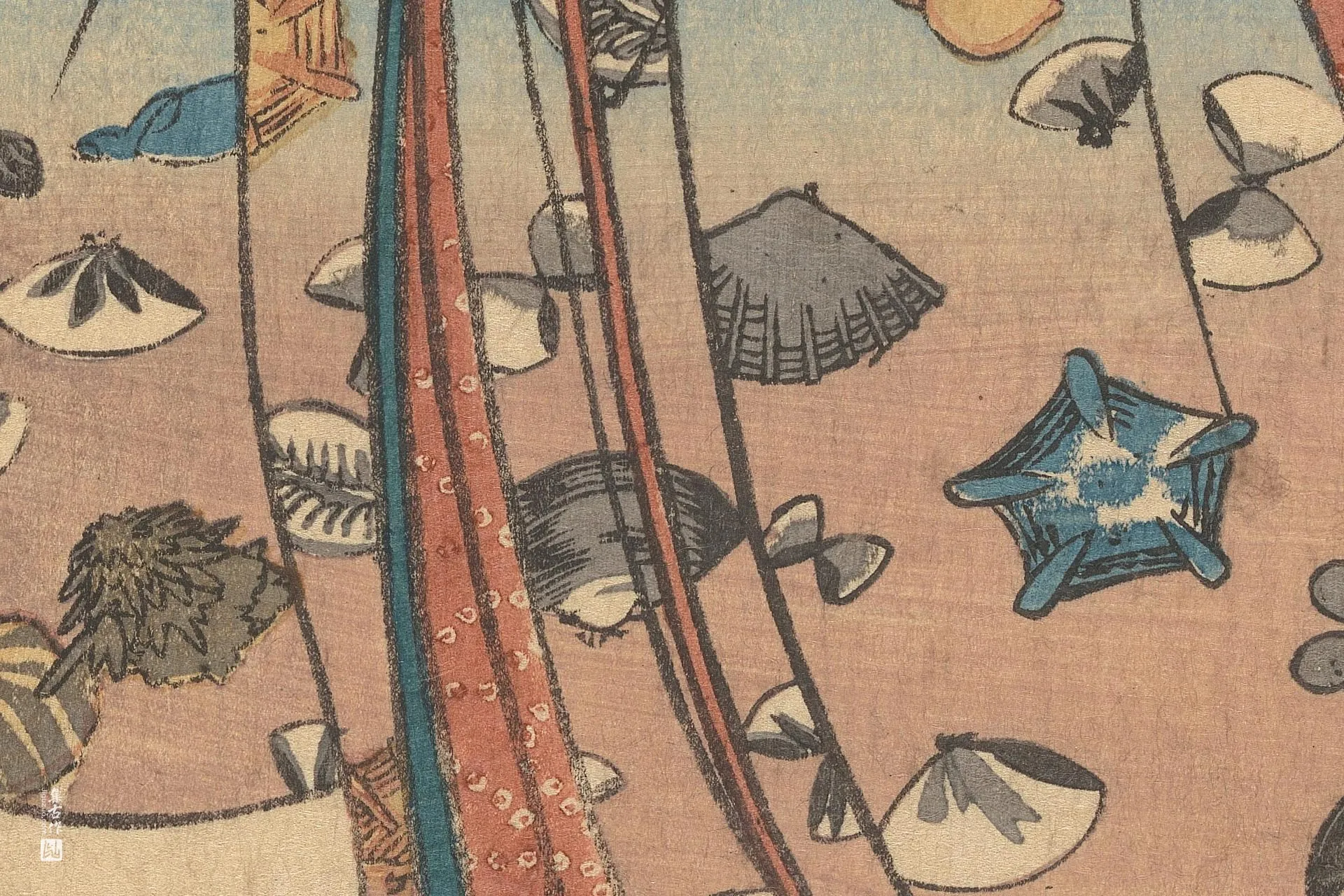 歌川国贞《后德大寺左大臣》高清局部 (3)
