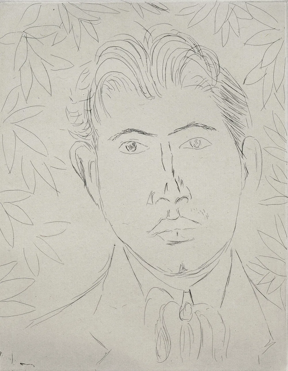 马蒂斯版画《让·马西亚肖像》