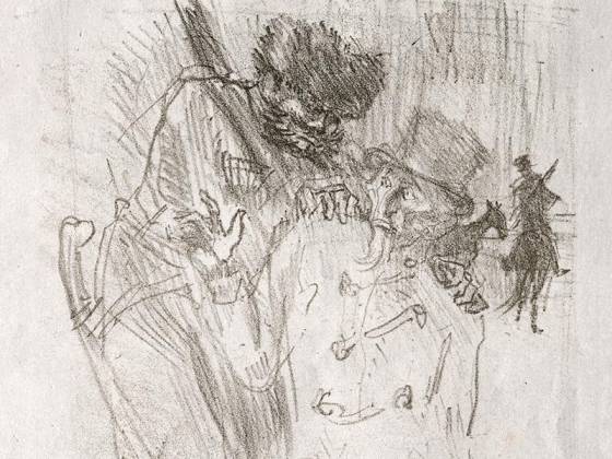 罗特列克版画《西奈山脚下:逮捕施罗默·富斯》