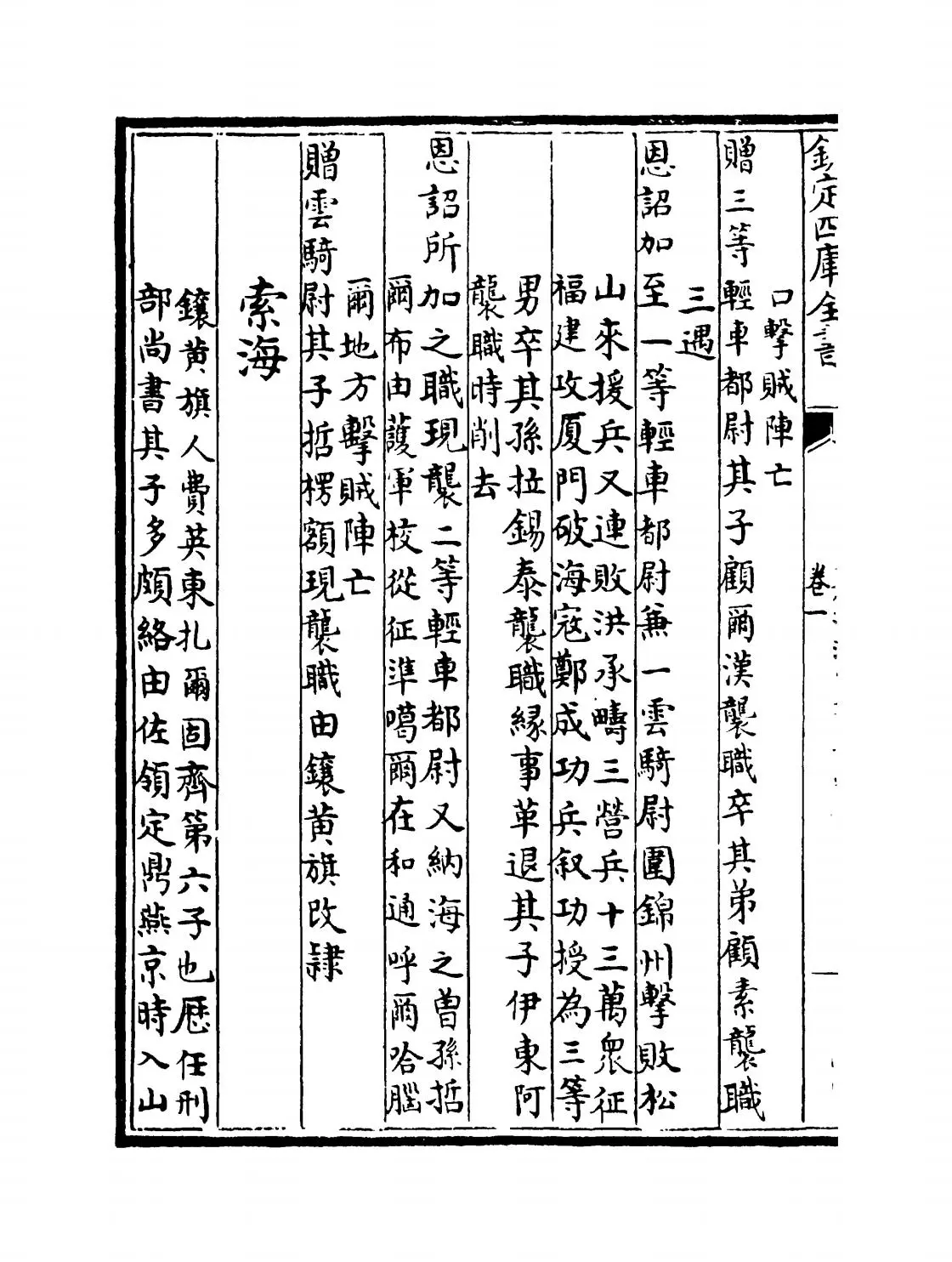 八旗满洲氏族通谱(清·弘昼、鄂尔泰等) (6)