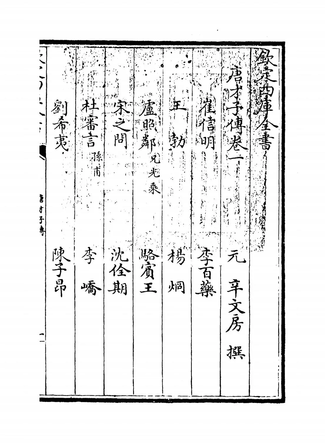 唐才子传(元·辛文房) (1)