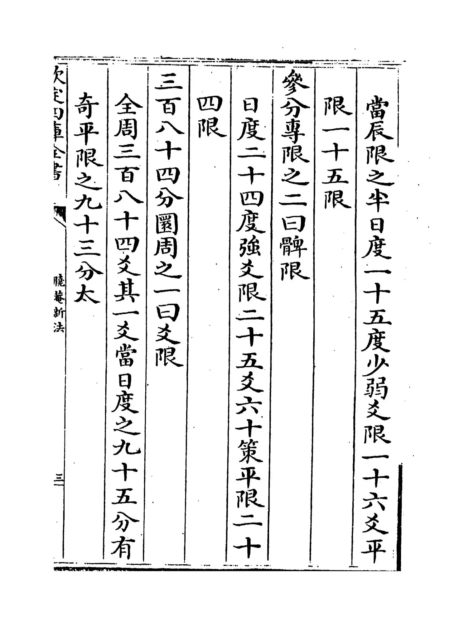 晓庵新法(清·王锡阐) (5)