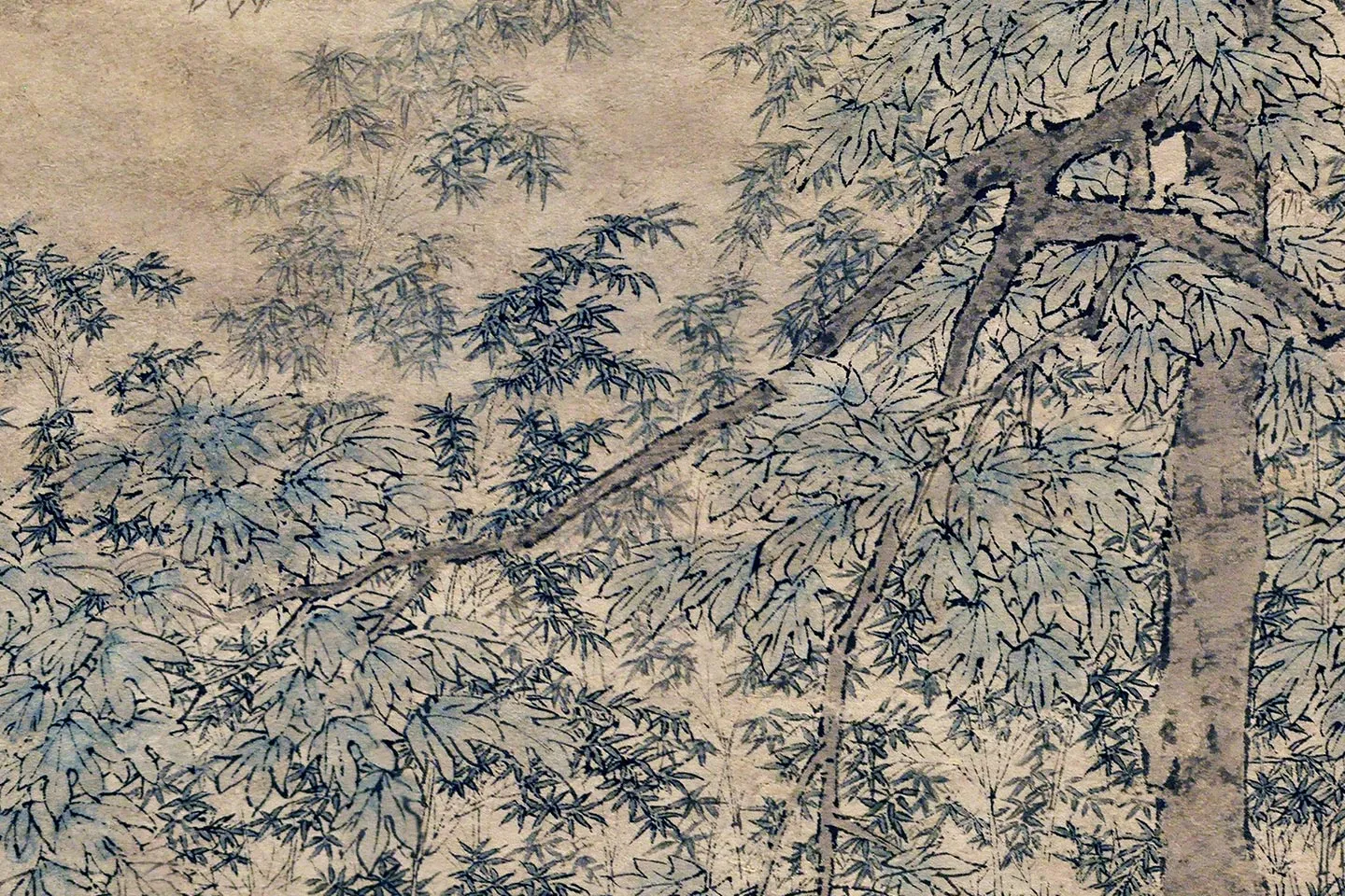 仇英《梧竹书堂图》高清大图局部 (8)