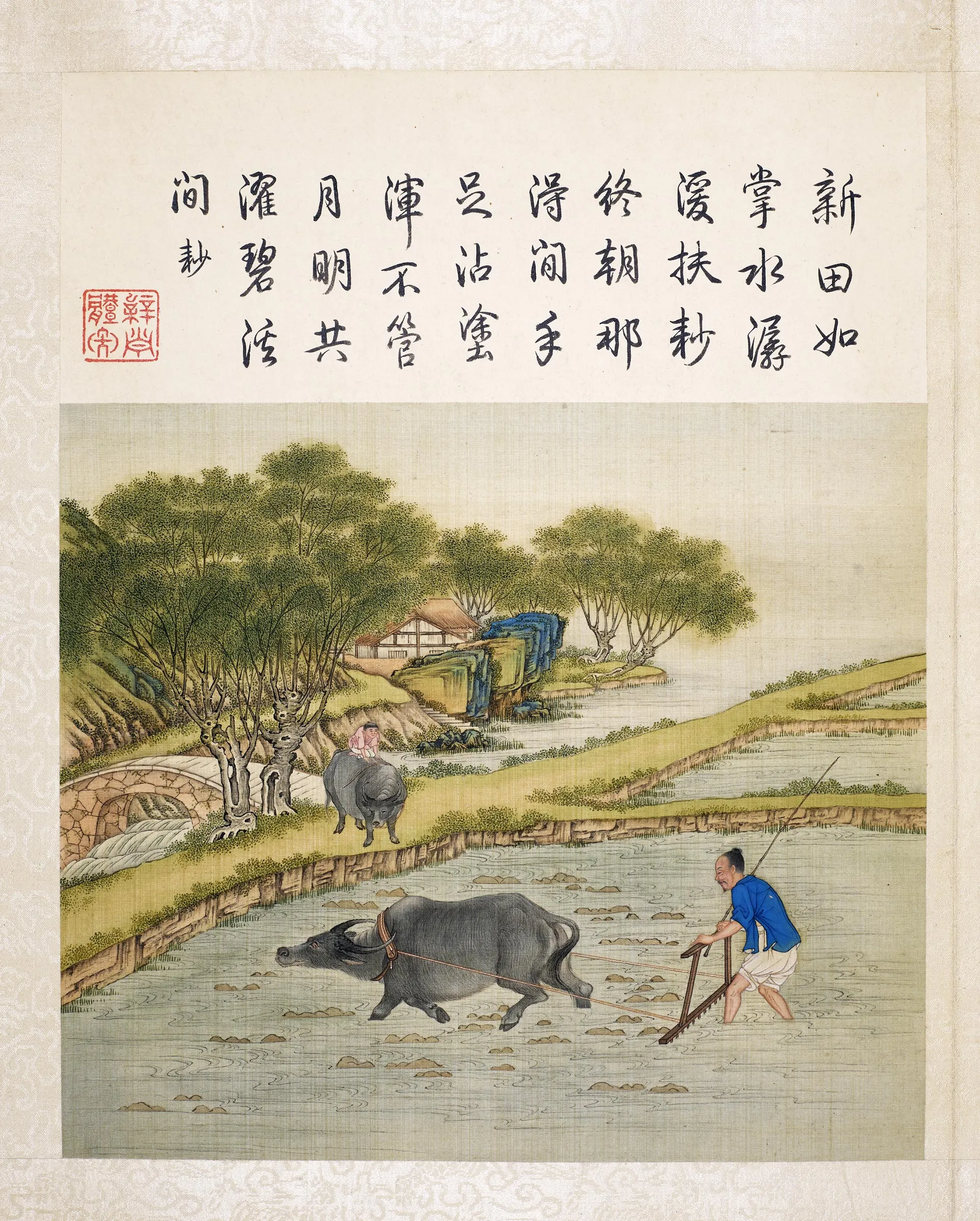 陈枚《耕织图》册