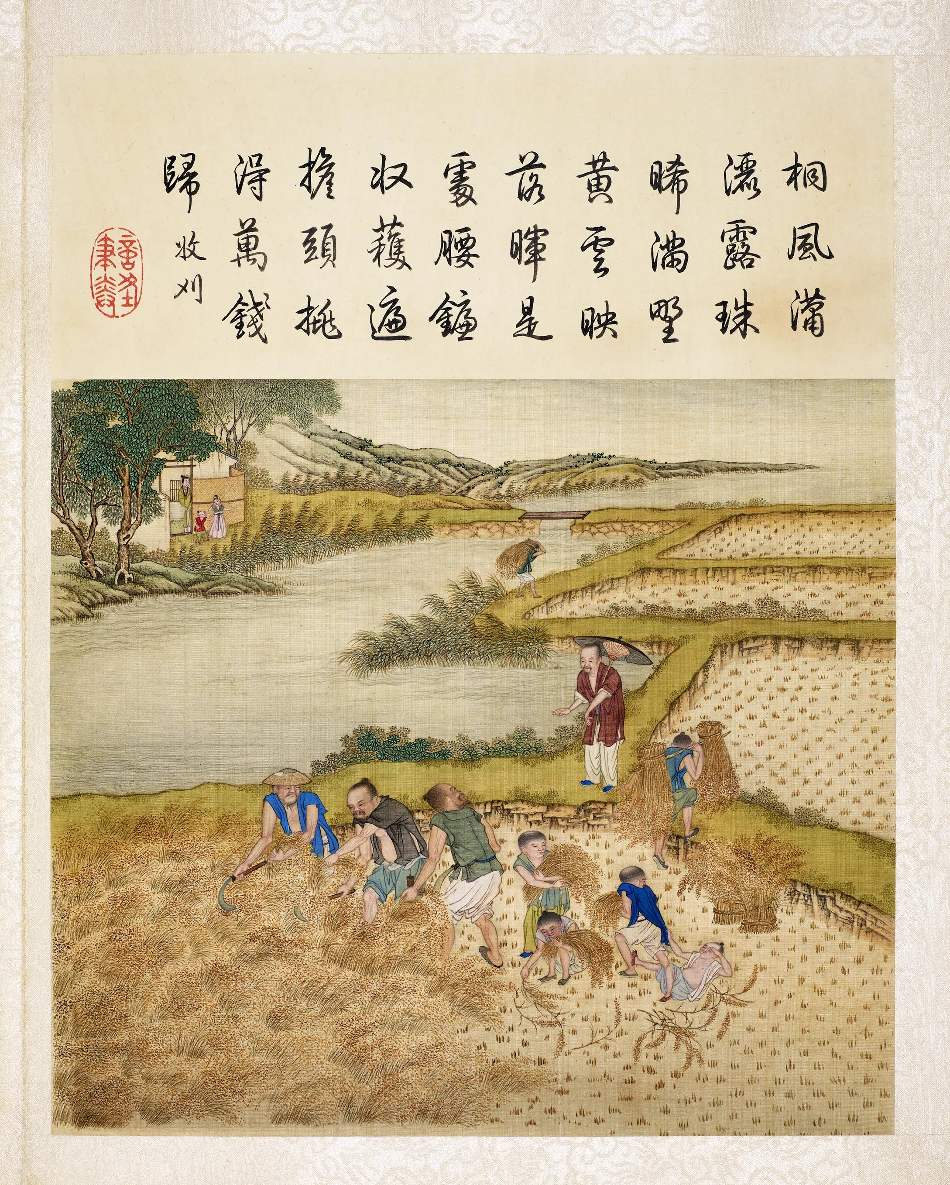 陈枚《耕织图》册