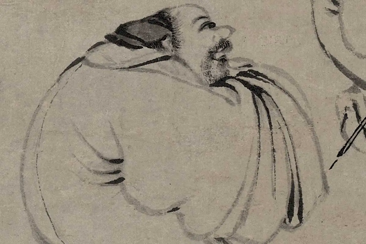 李士达《三驼图》高清大图局部细节 (3)