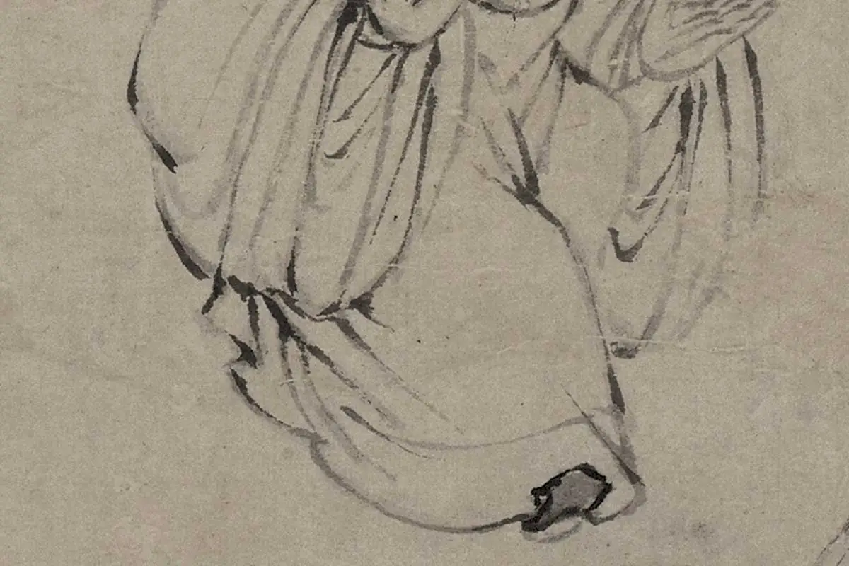 李士达《三驼图》高清大图局部细节 (5)