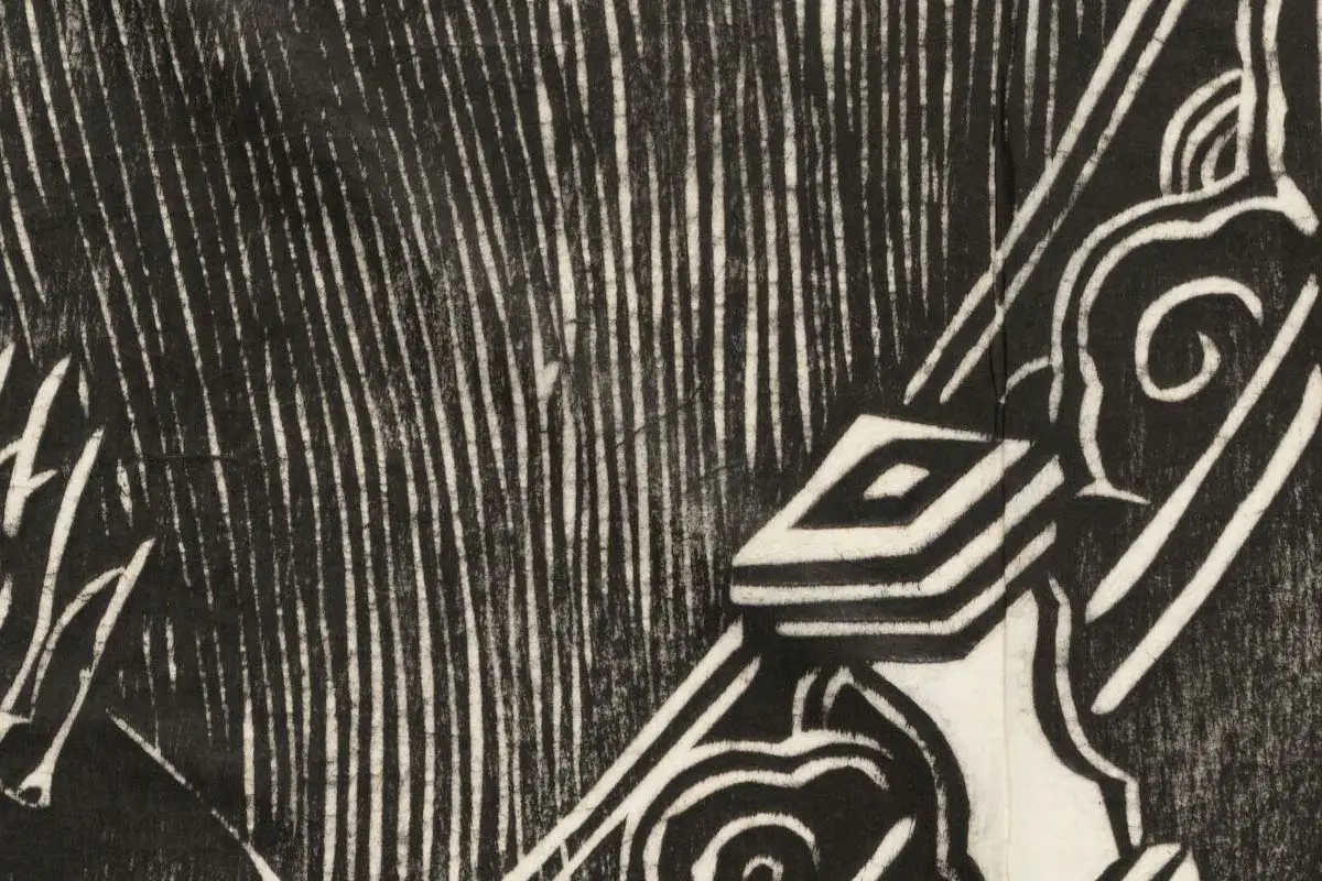 吴道子《孔子行教像》高清大图局部 (3)