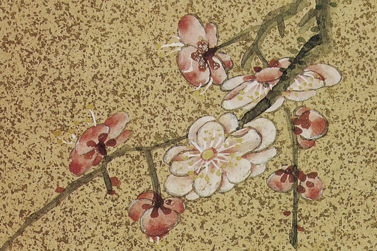 陈继儒花鸟画与行书册局部 (6)