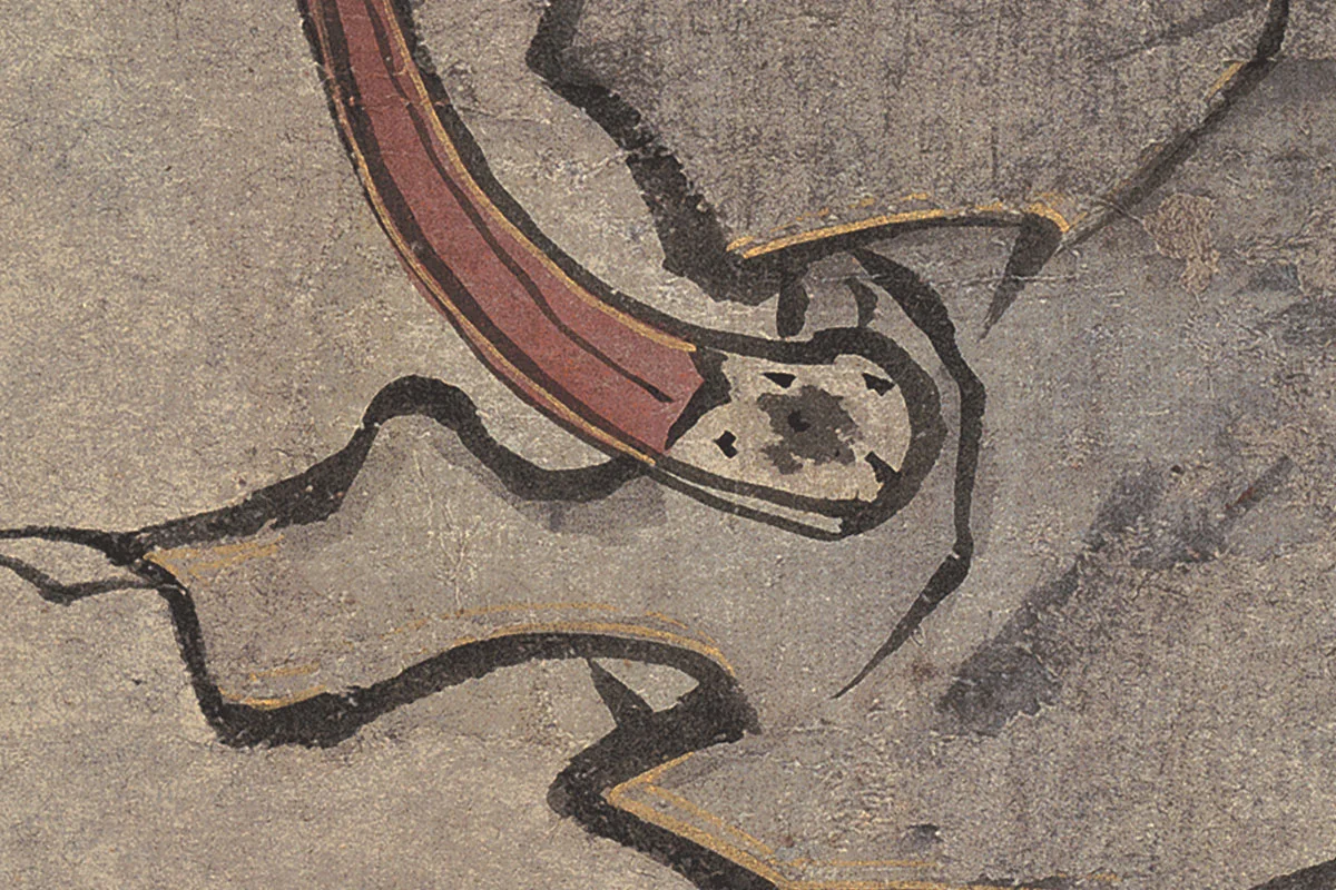 朱见深人物画《岁朝佳兆图》局部细节 (4)