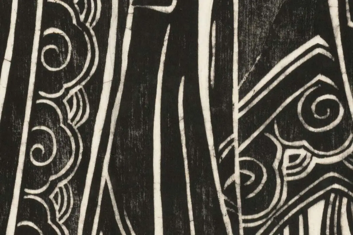 吴道子《孔子行教像》高清大图局部 (4)