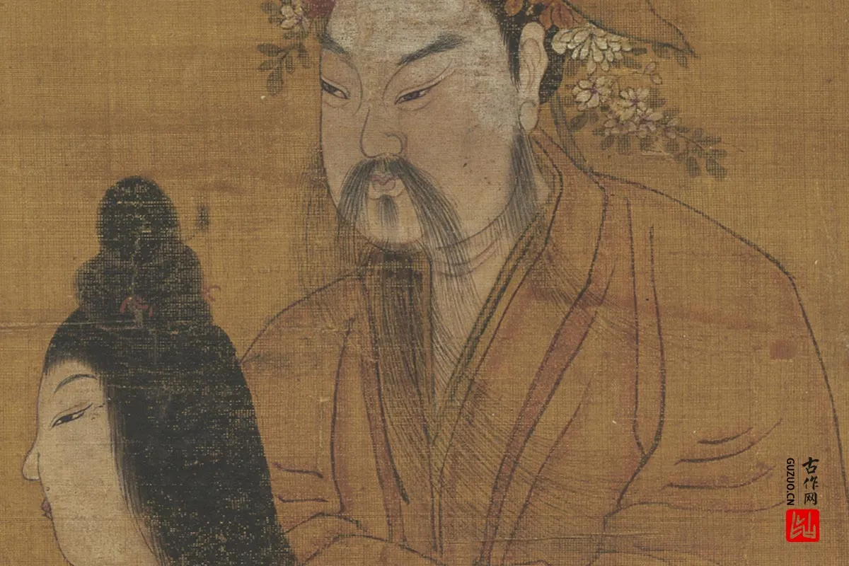 周昉佛道人物画《麻姑仙坛记图》高清大图局部 (3)