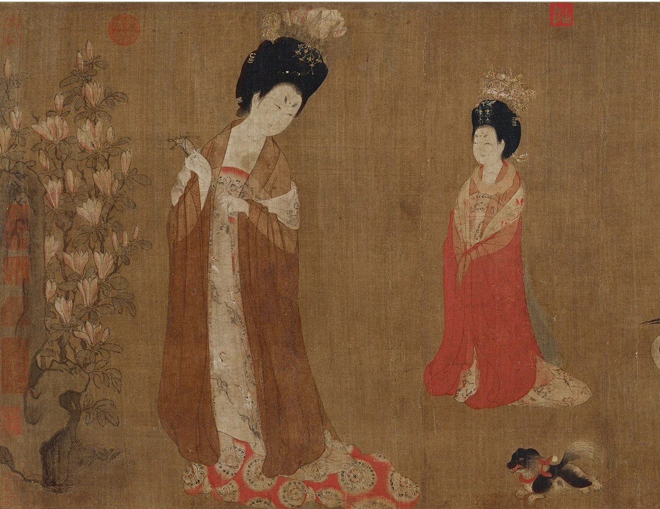 周昉簪花仕女图_04