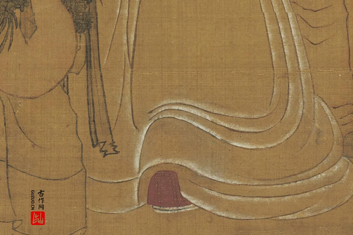 周昉佛道人物画《麻姑仙坛记图》高清大图局部 (6)