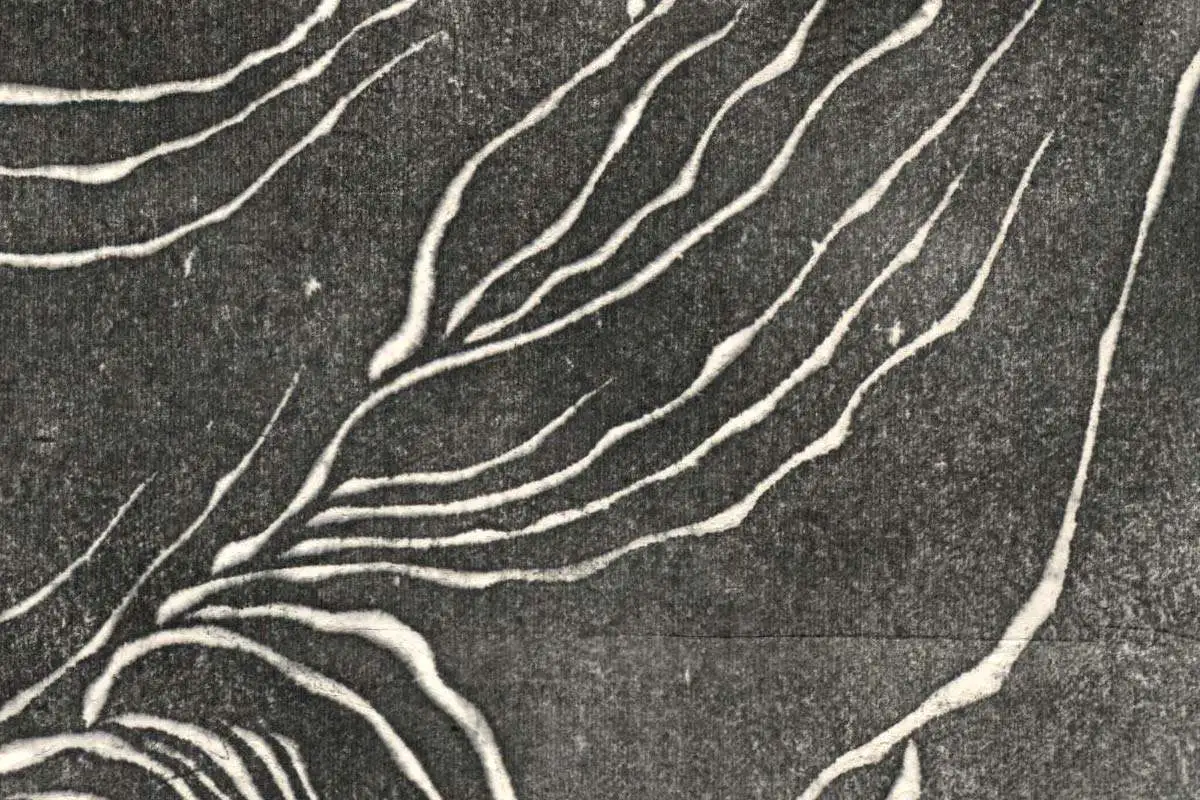 吴道子《观音菩萨像》拓片高清大图局部细节 (4)