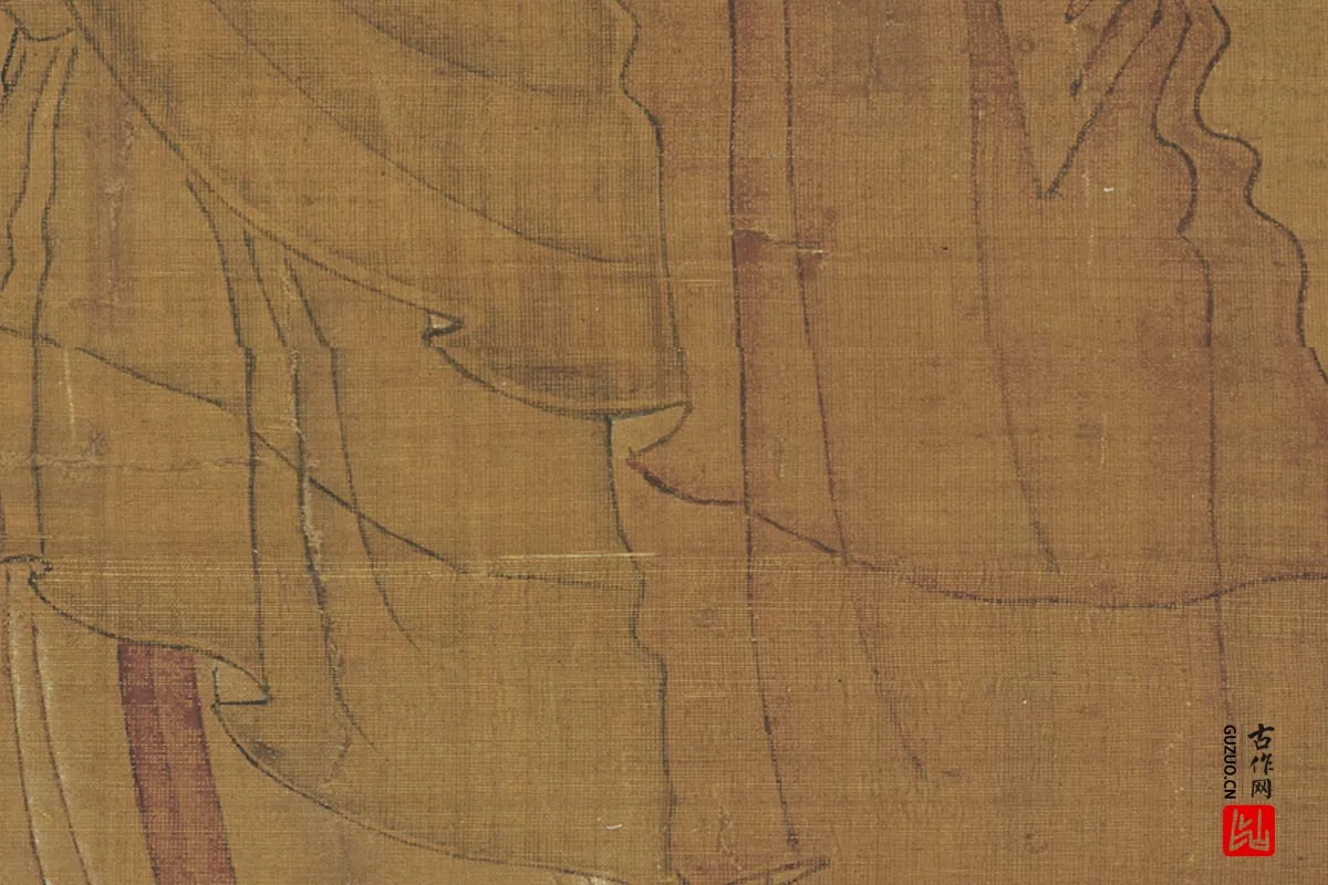 周昉佛道人物画《麻姑仙坛记图》高清大图局部 (5)