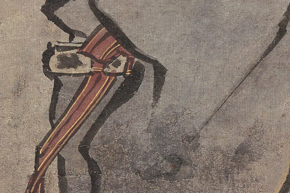 朱见深人物画《岁朝佳兆图》局部细节 (5)