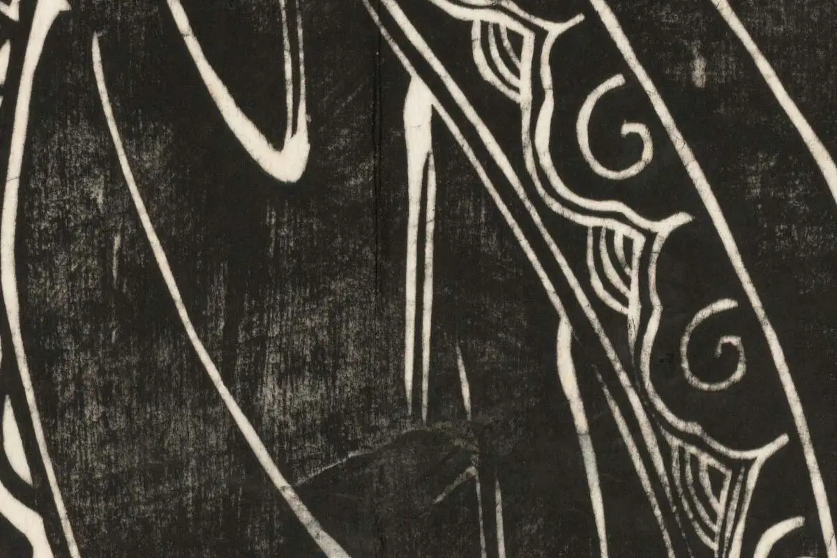 吴道子《孔子行教像》高清大图局部 (5)