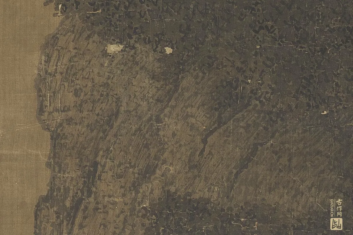 北宋山水画·范宽《溪山行旅图》高清大图局部细节 (16)