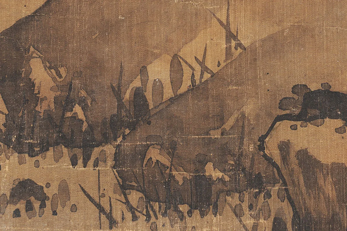 崔白《沙渚凫雏图》局部 (4)