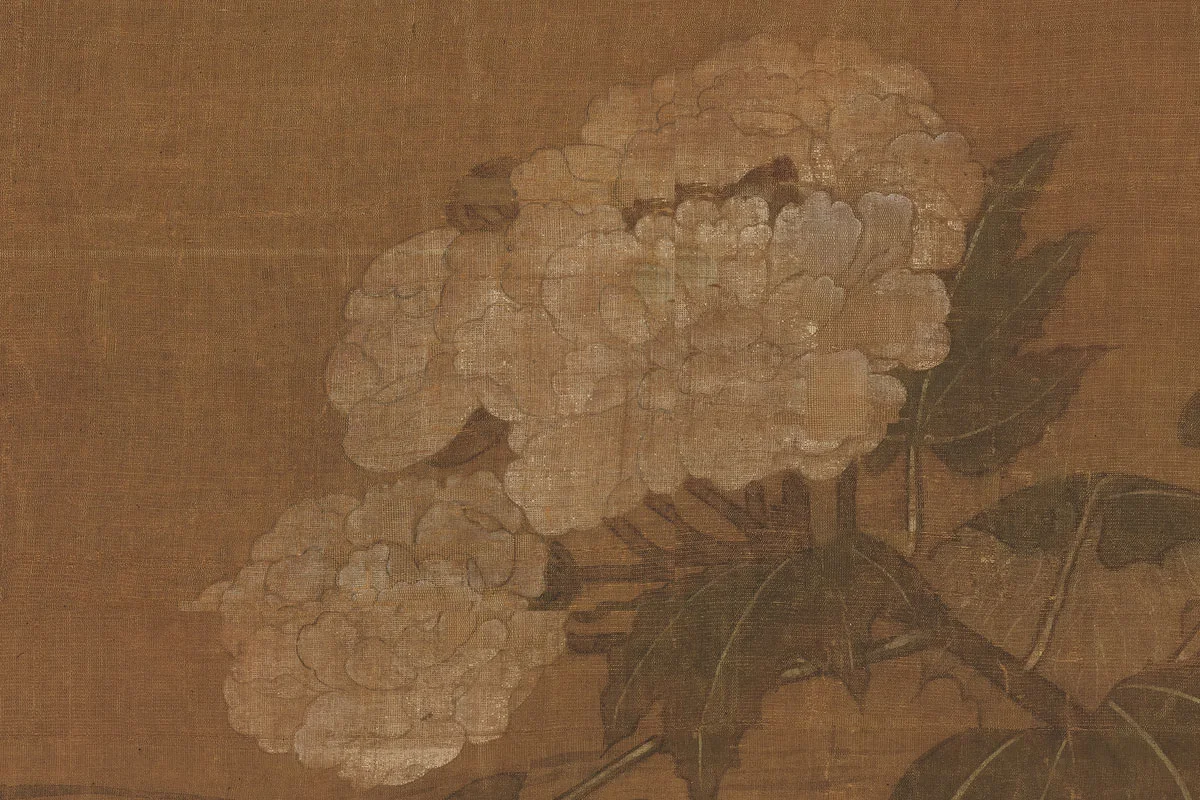 崔白(传)《秋浦蓉宾图》局部 (2)