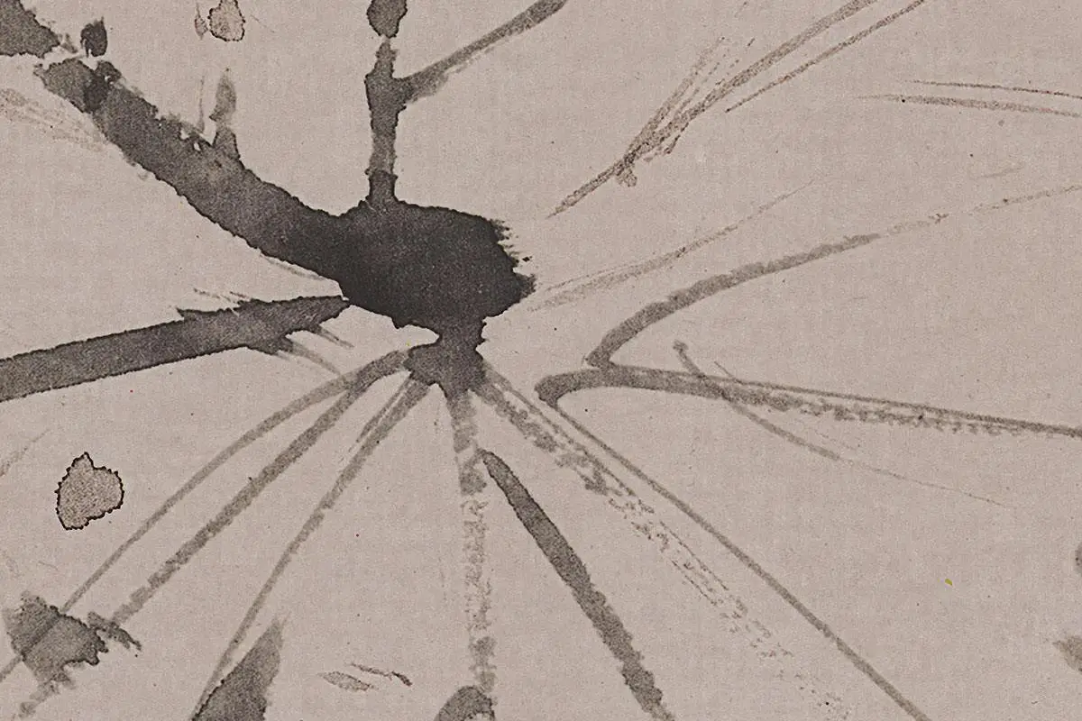 徐渭水墨写意《黄甲图》高清大图局部细节 (1)