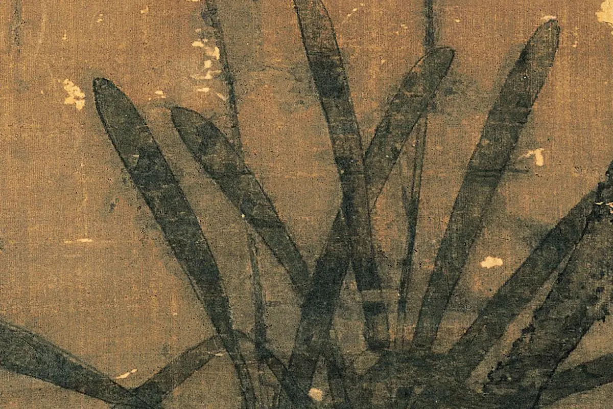 赵佶花鸟画《腊梅山禽图》局部 (6)