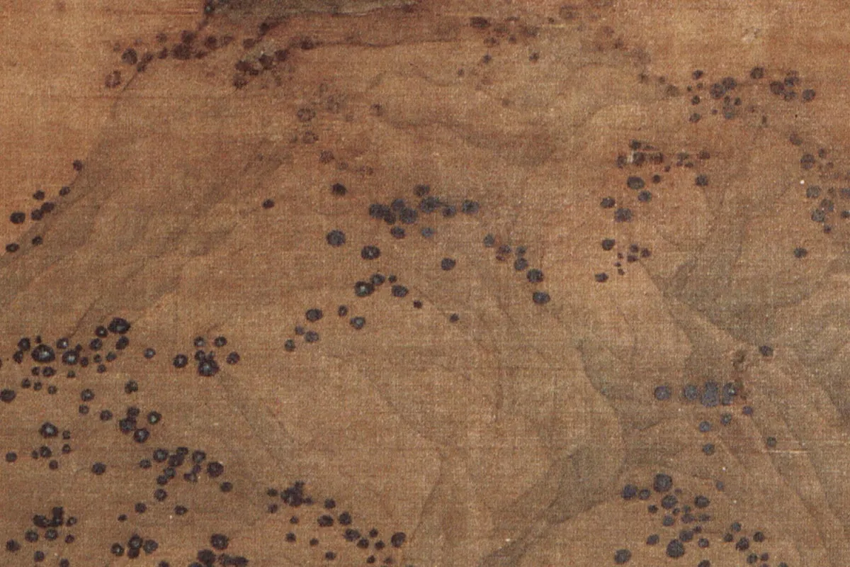 赵孟頫山水人物《蜀道难》局部 (9)