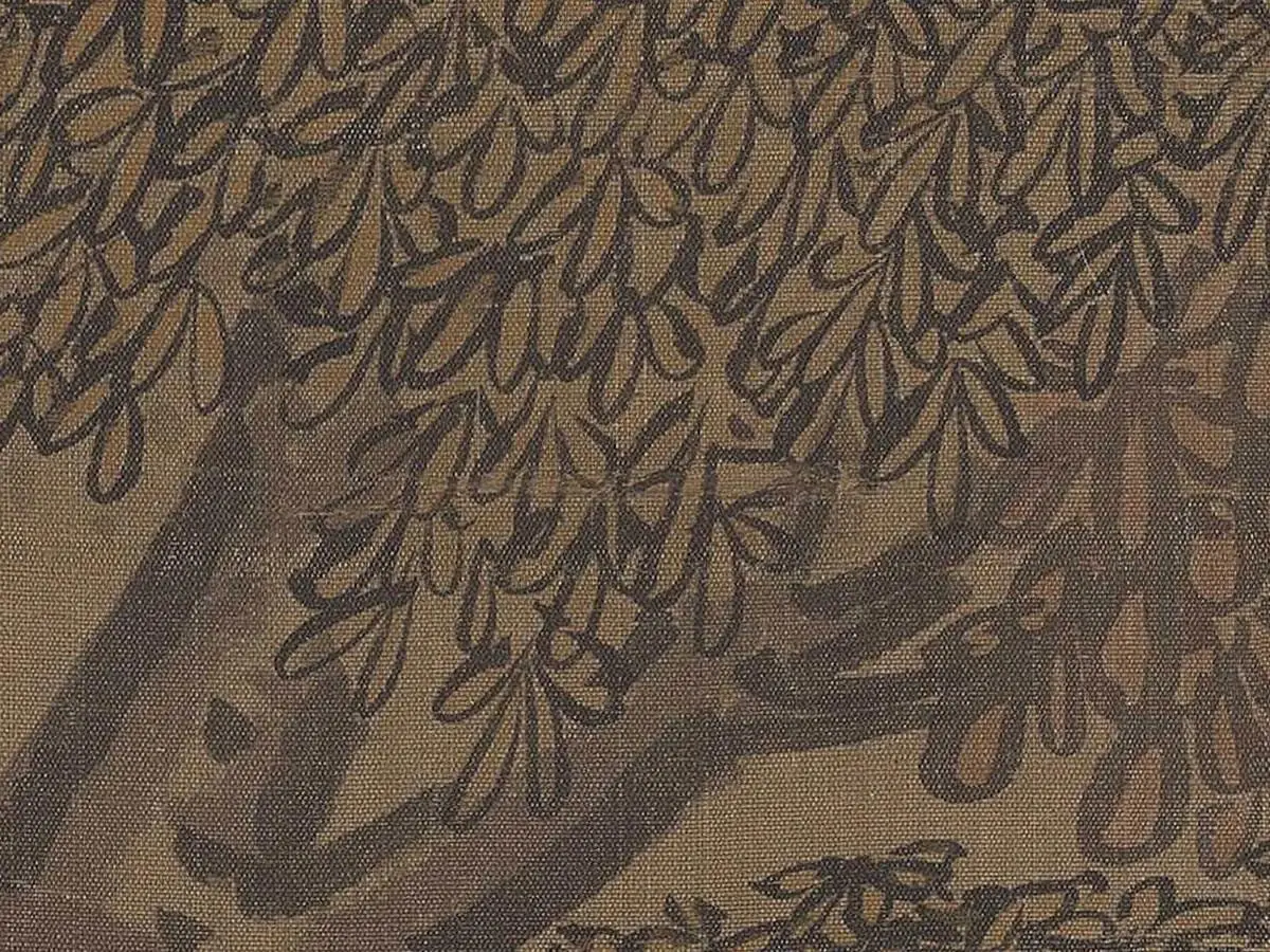 秋林放犊图局部 (6)