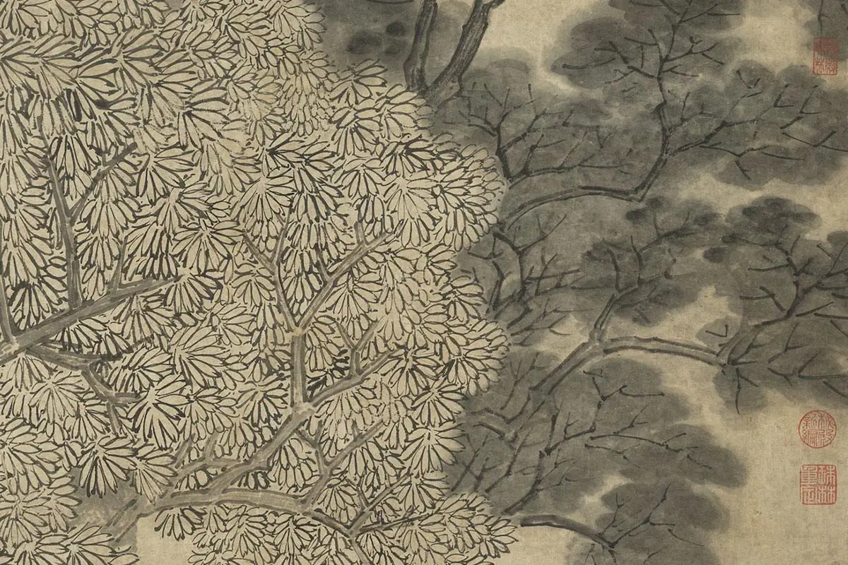 丁云鹏《三生图》轴局部 (6)