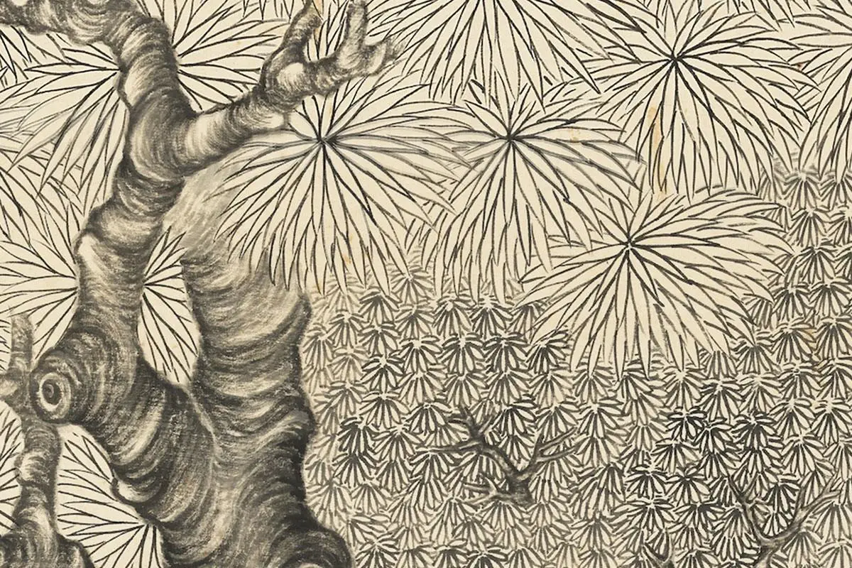 丁云鹏《画应真像》轴局部 (7)