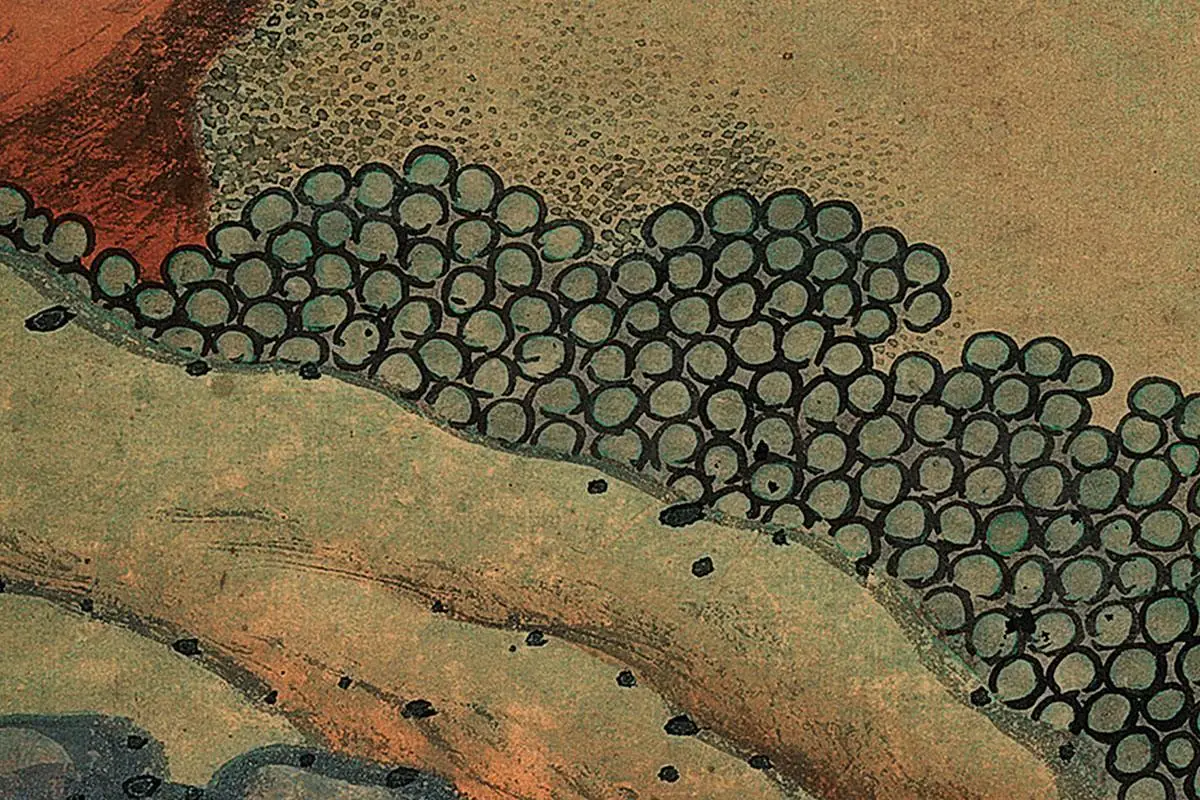 丁云鹏《释迦牟尼图》轴局部 (5)