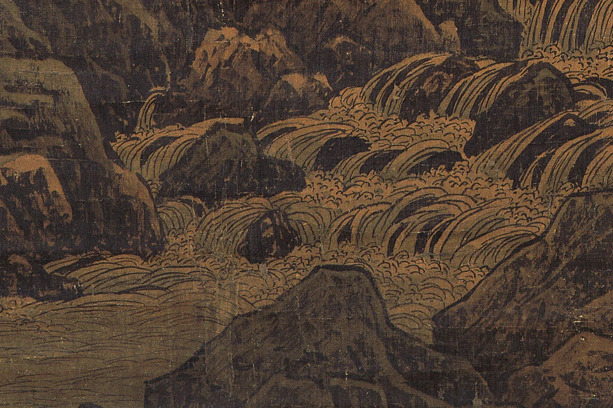 李唐山水画《万壑松风图》局部 (6)