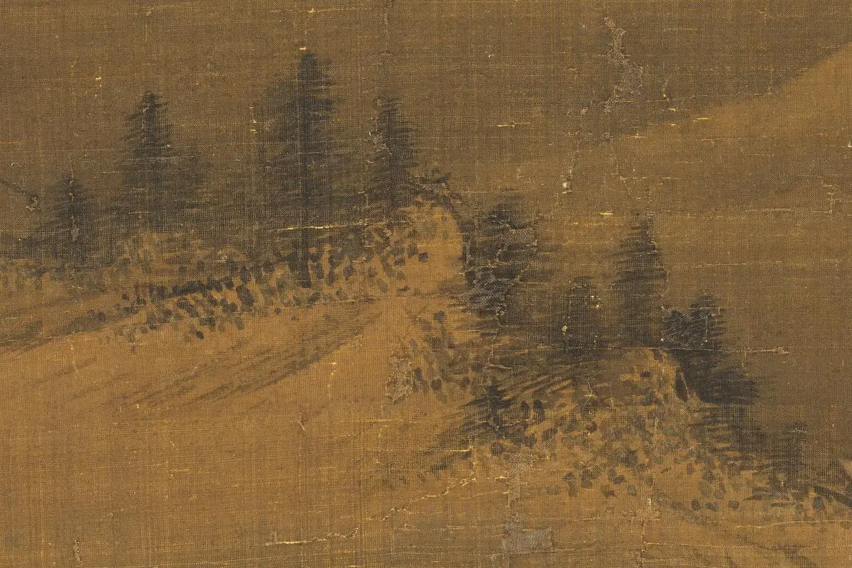 李唐《雪江图》局部 (6)