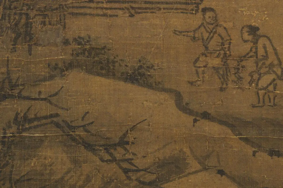 李唐《雪江图》局部 (2)