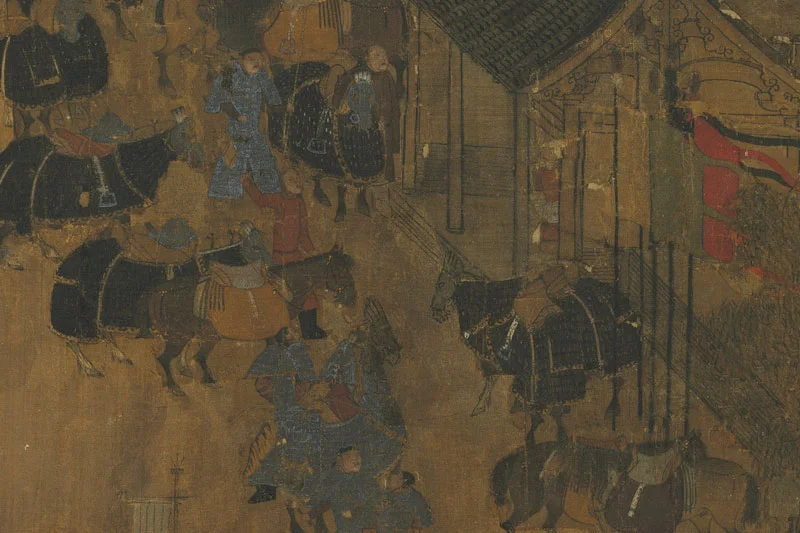 文姬归汉图册局部 (2)