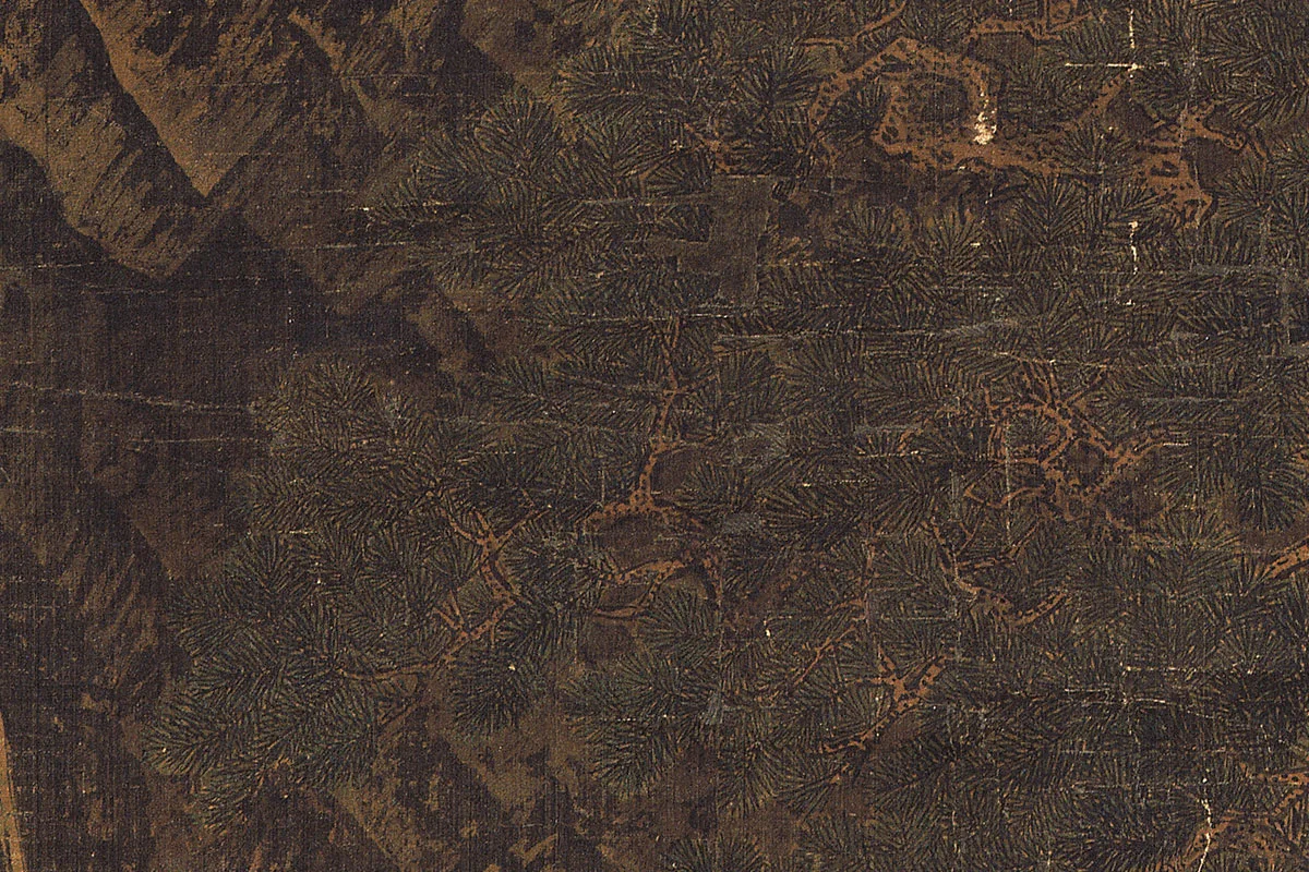 李唐山水画《万壑松风图》局部 (5)