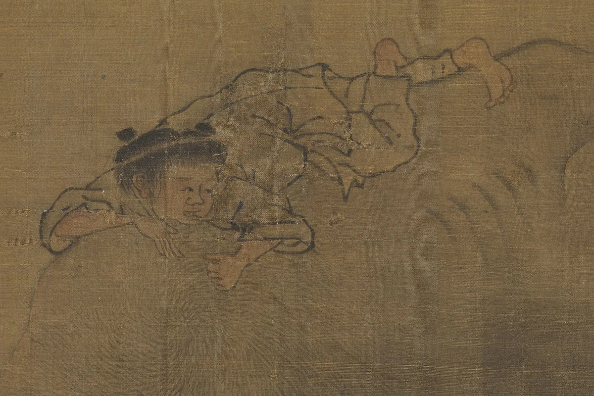 李唐《乳牛图》局部 (2)