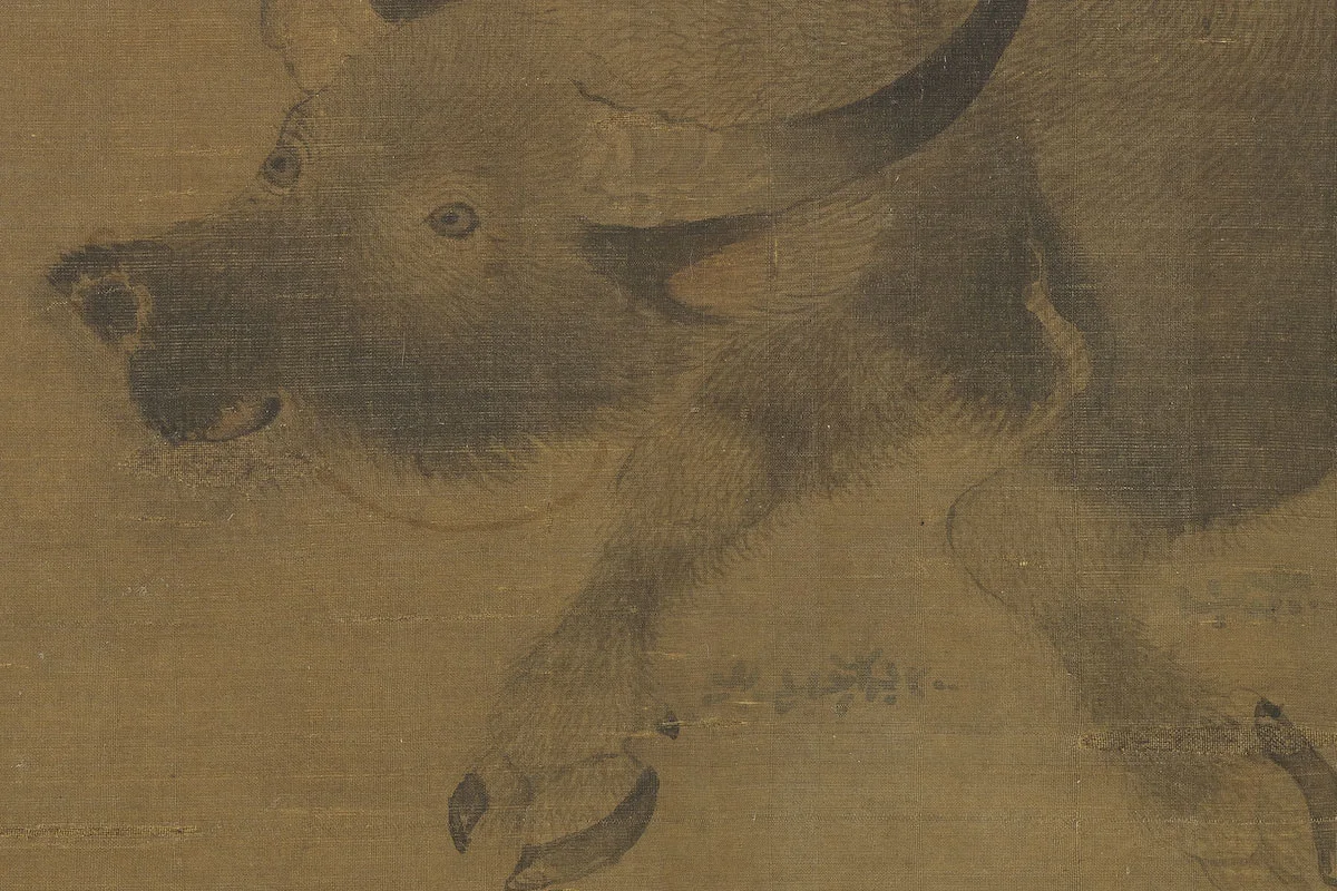 李唐《乳牛图》局部 (1)